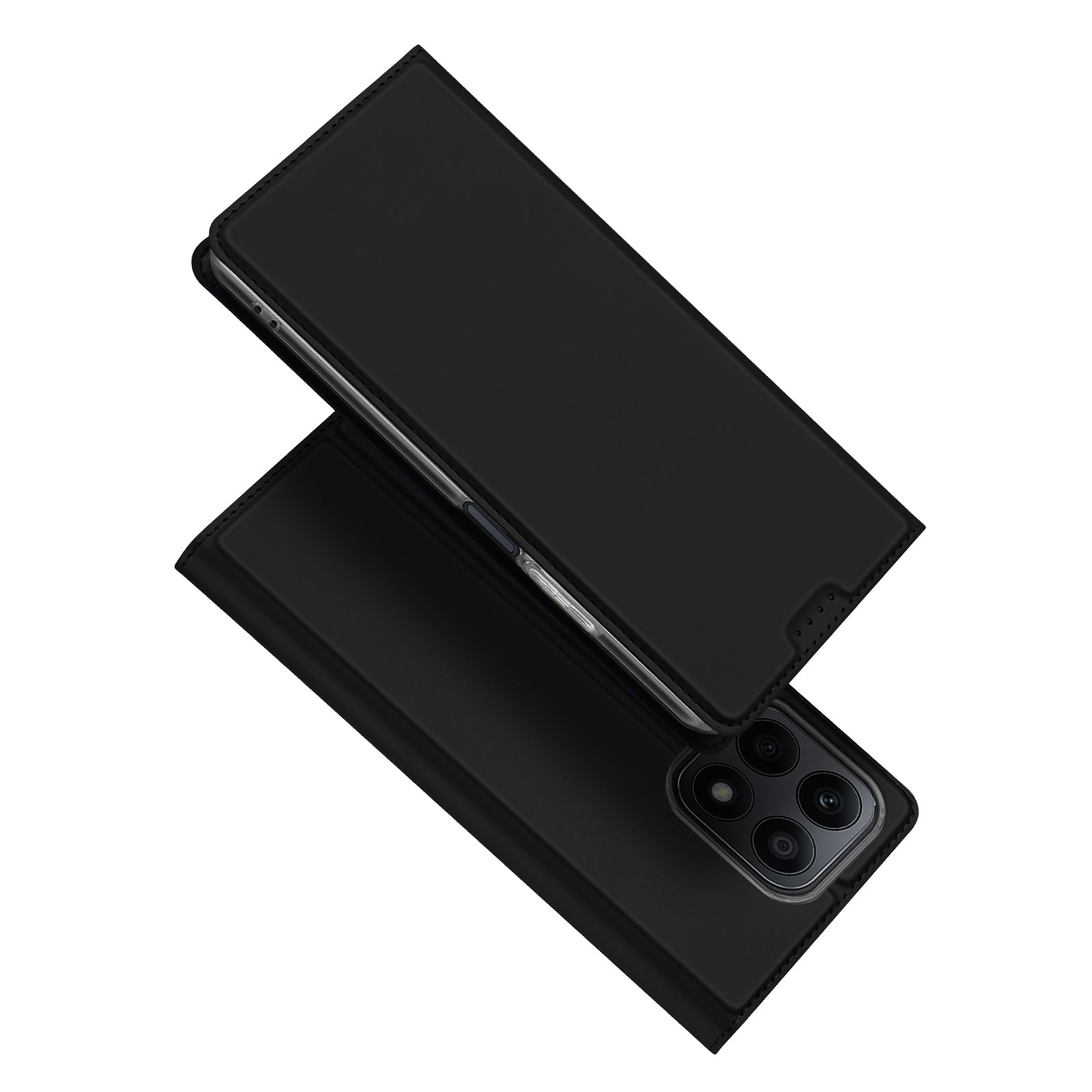 DUX DUCIS Skin Pro Series For Honor X8a 4G PU Leather Phone Stand Case Card Holder Protective Phone Cover DUX DUCIS Skin Pro Series For Honor X8a 4G PU Leather Phone Stand Case Card Holder Protective Phone Cover